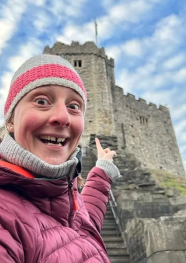 Pavlina Sudrich at Cardiff Castle