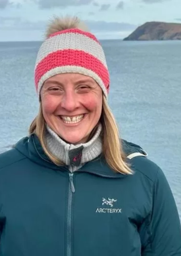 Pavlina Sudrich on Wales Coast Path