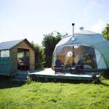 Glamping dome, Fforest, Cardigan,Ceredigion. 