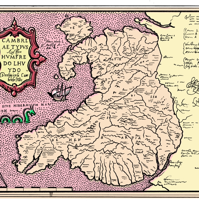 An illustration of the Cambriae Typus map