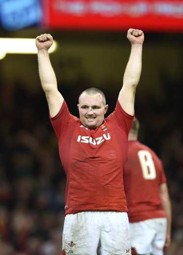 Wales v Australia - Under Armour Series - Ken Owens of Wales celebrates win