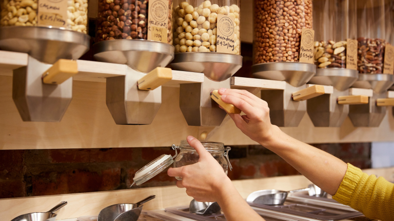 Zero waste dispensing machines