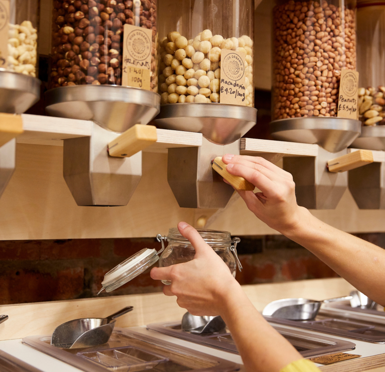 Zero waste dispensing machines