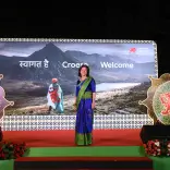 Eluned Morgan at St David's Day Celebrations