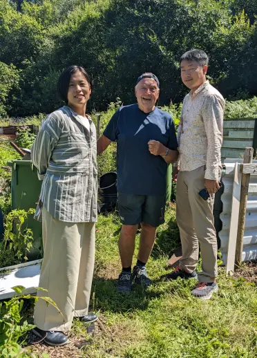 Academics from Japan visit Welsh Men's Sheds
