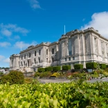 A view of the exterior of the museum