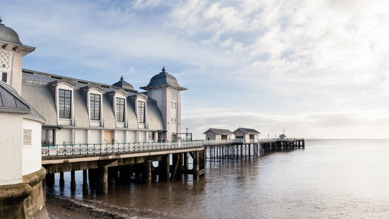 Penarth Pier, Vale of Glamorgan, pays de Galles du Sud 