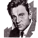 An illustration of Richard Burton