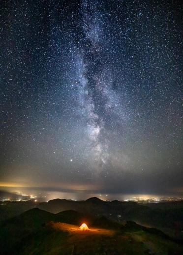 Stars in the night sky