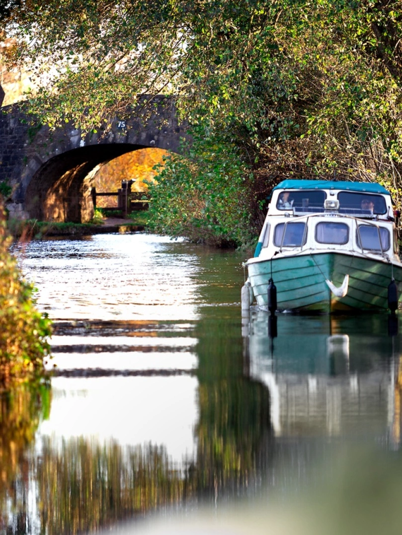 Boat on the Monmouthshire & Brecon Canal
