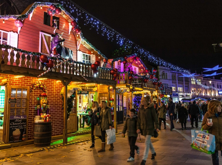 Christmas market, Cardiff