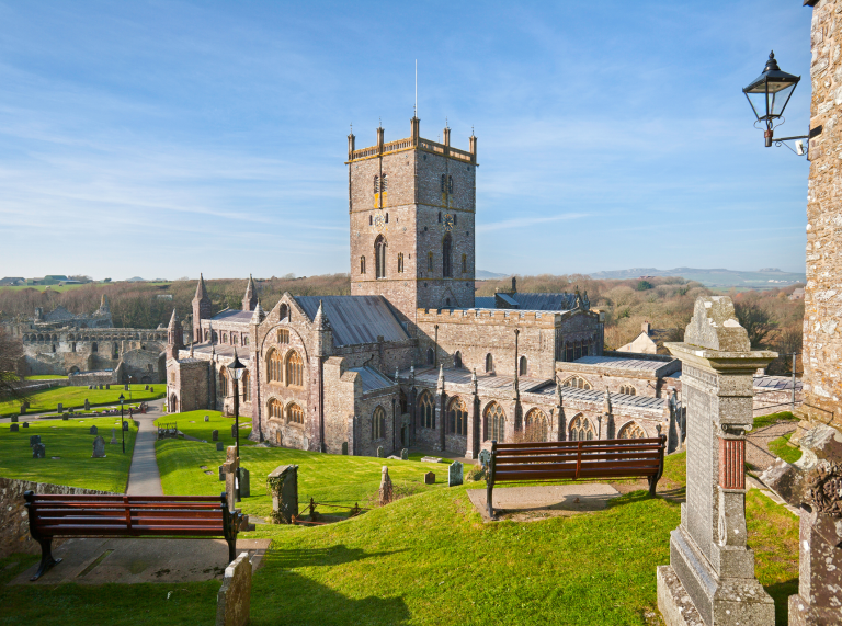 Exterior view of cathedral 