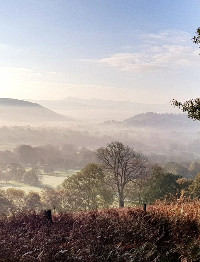 A view over the Cambrian mountains.