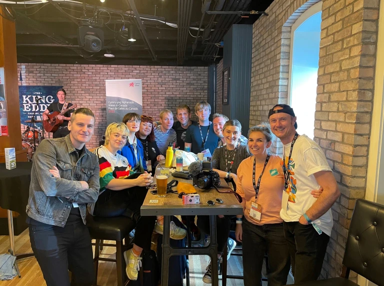Welsh delegation at Breakout West