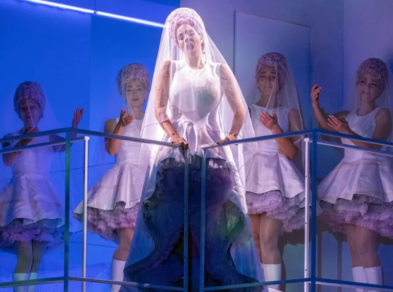 A group of opera singers performing on stage